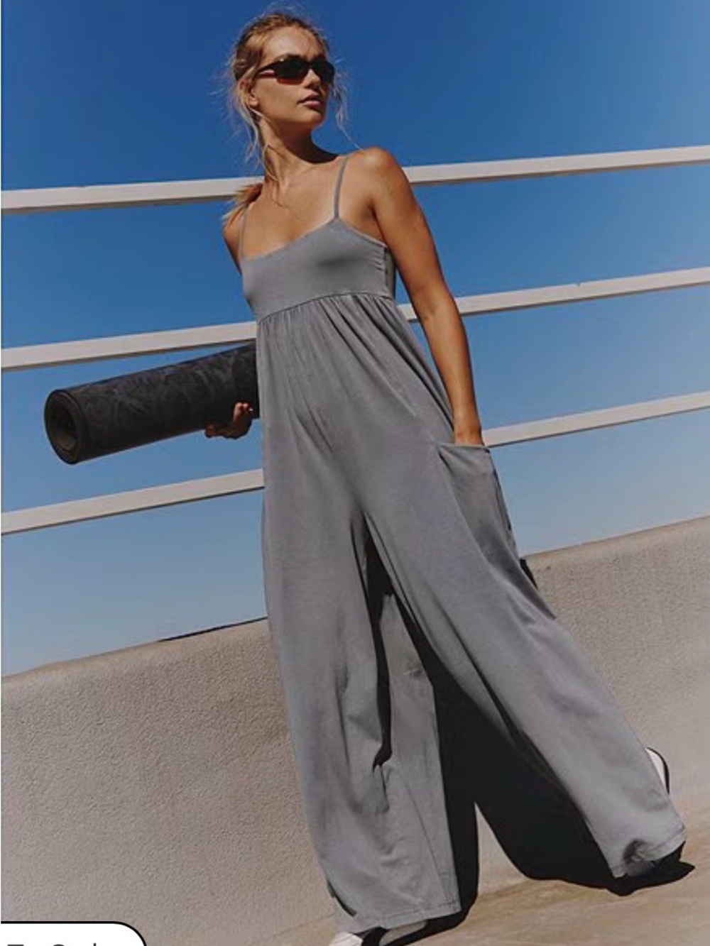 Free People Hot Shot Strappy Onesie